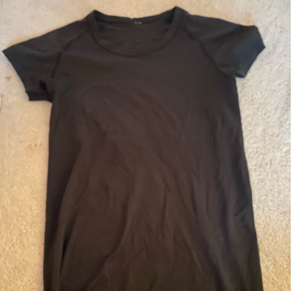 Lulu lemon Black Normal Length Tee